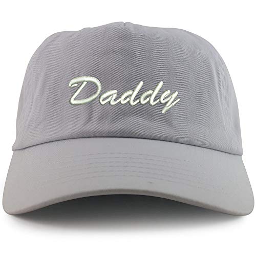 Trendy Apparel Shop Daddy Script Embroidered 5 Panel Unstructured Soft Crown Baseball Cap