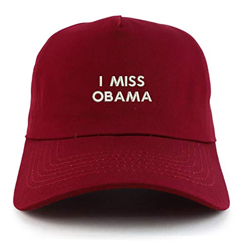 Trendy Apparel Shop I Miss Obama Cotton Unstructured 5 Panel Dad Baseball Cap