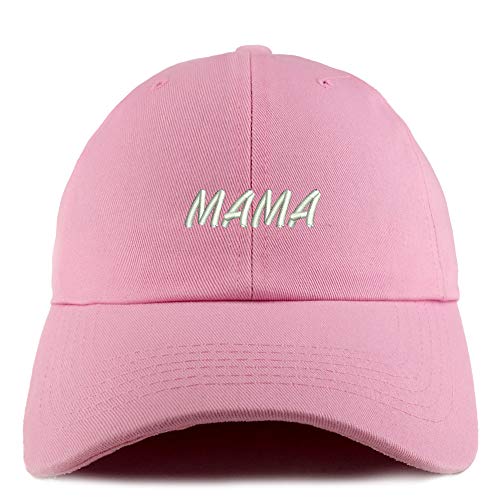 Trendy Apparel Shop Mama Embroidered Solid Adjustable Unstructured Dad Hat