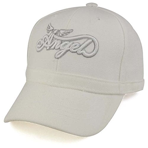 Trendy Apparel Shop Infant Size Angel 3D Embroidered Adjustable Baseball Cap