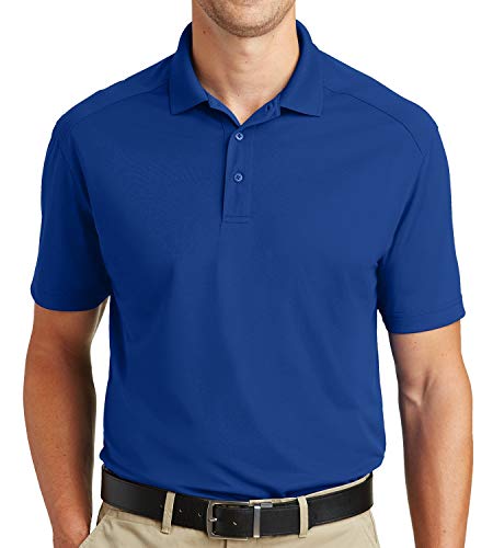 Trendy Apparel Shop Moisture Wicking Light Weight Snag Proof Polyester Durable Men's Polo Big and Tall Shirt