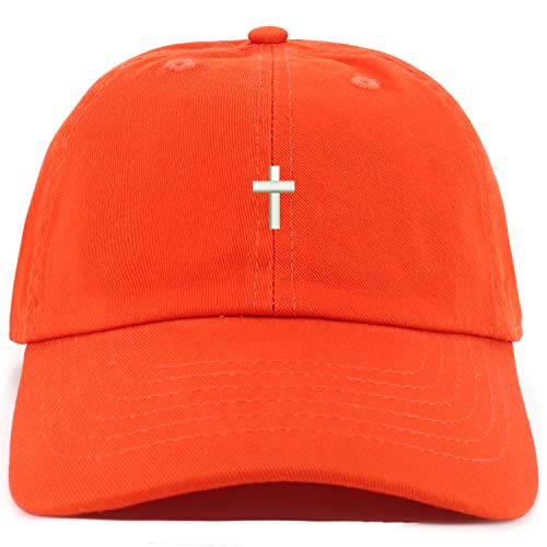 Trendy Apparel Shop Youth Cross Adjustable Soft Crown Baseball Cap
