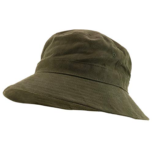 Trendy Apparel Shop XXL - XXXL Oversize Pigment Dyed Cotton Bucket Hat