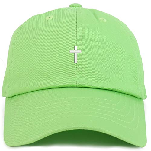 Trendy Apparel Shop Youth Cross Adjustable Soft Crown Baseball Cap