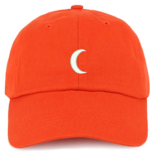 Trendy Apparel Shop Youth Crescent Moon Unstructured Cotton Baseball Cap