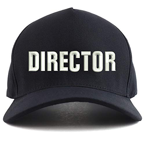 Trendy Apparel Shop Director Embroidered Oversized 5 Panel XXL Baseball Cap