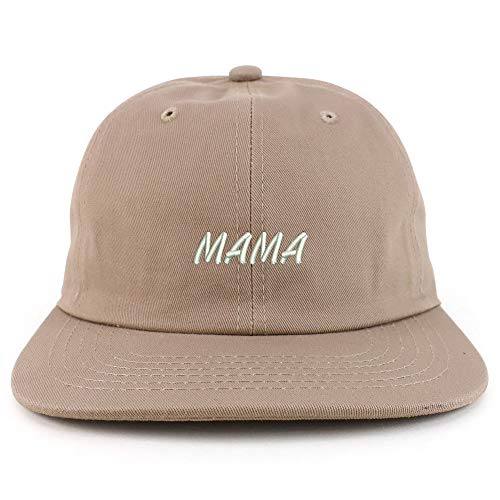 Trendy Apparel Shop Mama Embroidered Embroidered Low Profile Snapback Cap