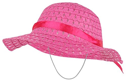 Trendy Apparel Shop Girl's Flower Tea Party Sun Flower Straw Hat and Purse Set