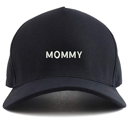 Trendy Apparel Shop Mommy Embroidered Oversized 5 Panel XXL Baseball Cap