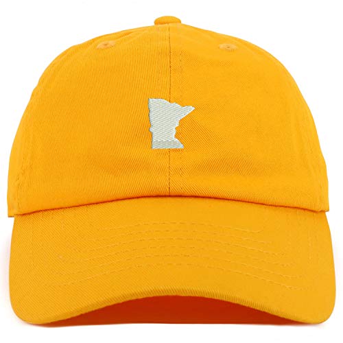 Trendy Apparel Shop Youth Minnesota State Adjustable Soft Crown Baseball Cap