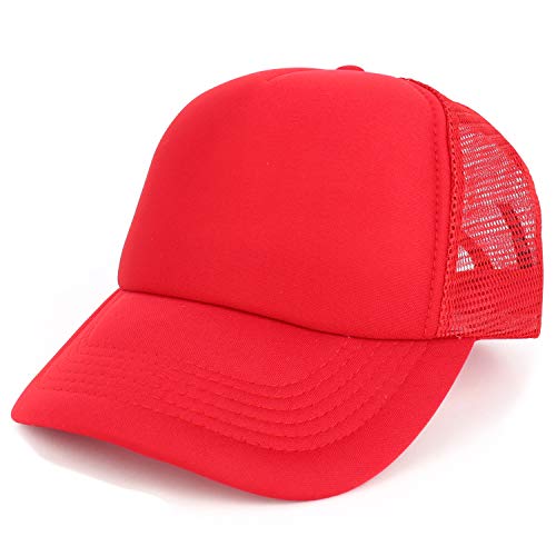 Trendy Apparel Shop 5 Panel Foam Front Trucker Mesh Cap