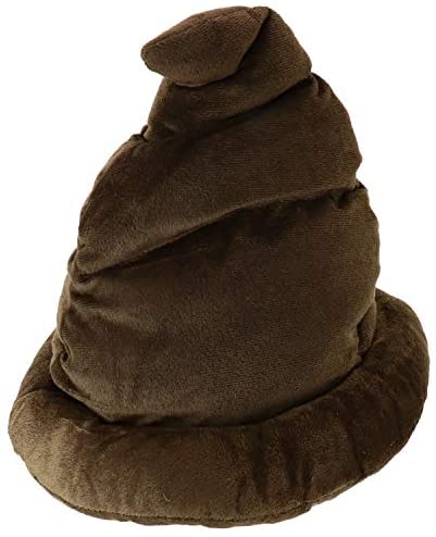 Trendy Apparel Shop Poop Emoticon Soft Plush Party Costume Gag Hat - Brown