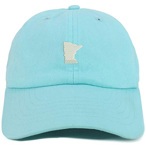 Trendy Apparel Shop Youth Minnesota State Adjustable Soft Crown Baseball Cap