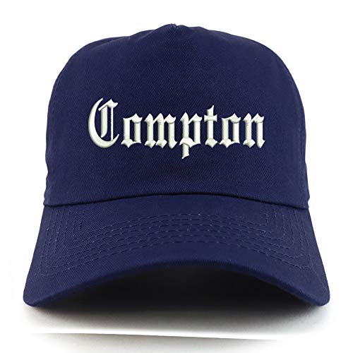 Trendy Apparel Shop Compton City Old English Unstructured 5 Panel Baseball Cap