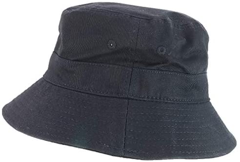 Trendy Apparel Shop Plain Cotton Denim Bucket Hat