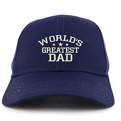 Trendy Apparel Shop World's Greatest Dad Structured High Profile Trucker Cap