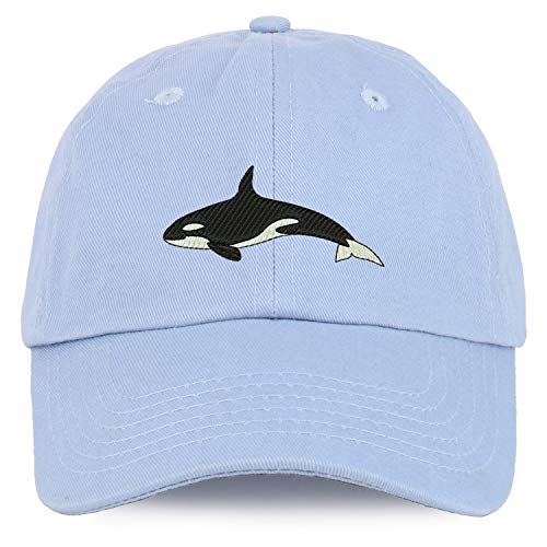 Trendy Apparel Shop Youth Orca Killer Whale Unstructured Cotton Baseball Cap