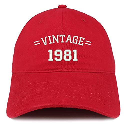 Trendy Apparel Shop Vintage 1981 40TH Birthday Baseball Cap