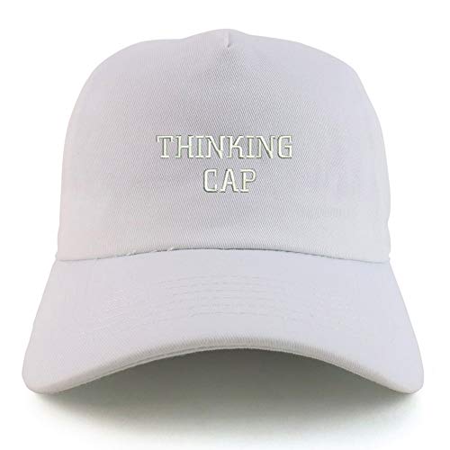 Trendy Apparel Shop Thinking Cap Unstructured 5 Panel Dad Baseball Cap
