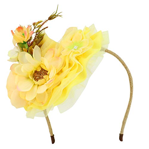 Trendy Apparel Shop Handmade Women's Floral Bouquet Fascinator Headband