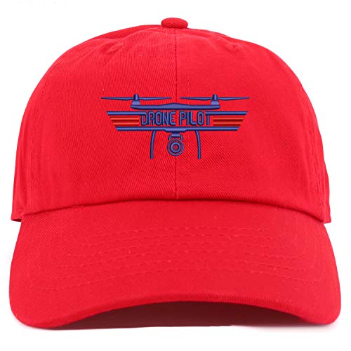 Trendy Apparel Shop Youth Drone Top Gun Pilot Soft Crown Baseball Cap