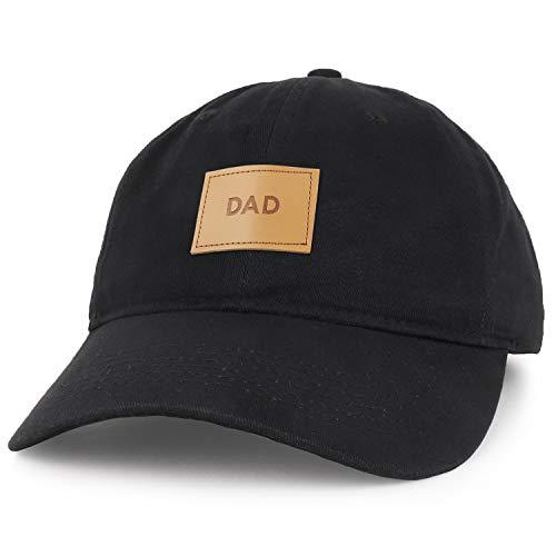 Trendy Apparel Shop Dad Engraved Leather Patch Cotton Dad Hat
