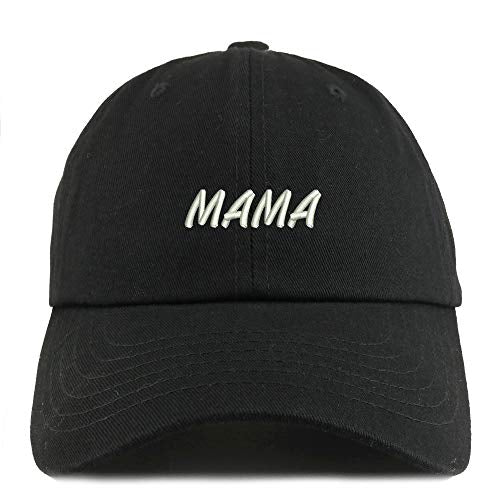 Trendy Apparel Shop Mama Embroidered Solid Adjustable Unstructured Dad Hat