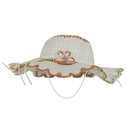 Trendy Apparel Shop Kids Girl's Tea Party and Straw Sun Hat