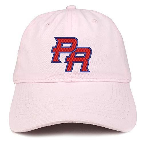 Trendy Apparel Shop Puerto Rico PR Embroidered Soft Crown 100% Brushed Cotton Cap