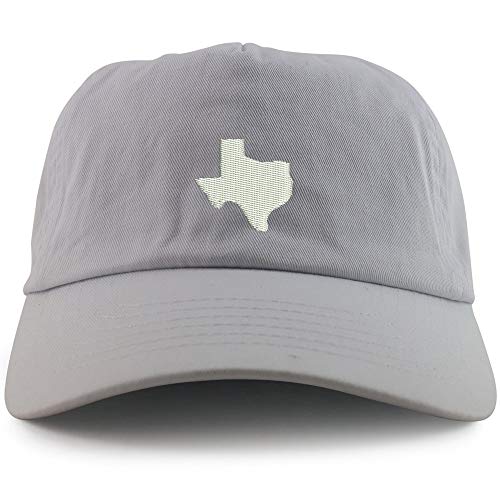 Trendy Apparel Shop Texas State Embroidered 5 Panel Unstructured Soft Crown Baseball Cap
