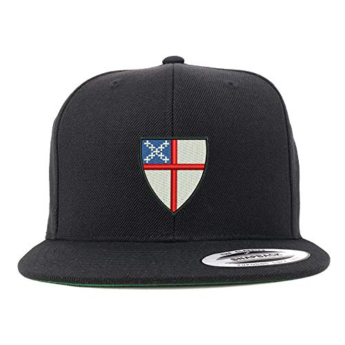Trendy Apparel Shop Episcopal Shield Structured Flatbill Snapback Cap