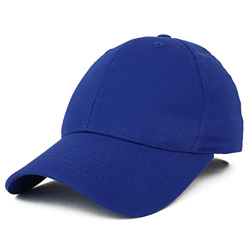 Trendy Apparel Shop Small Fit Plain Cotton Twill Kid's Youth Size Baseball Cap