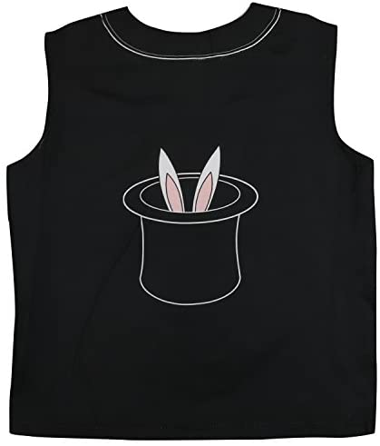 Trendy Apparel Shop Kid's Junior Costume Magician Shirt Vest - BLACK