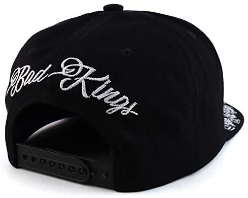 Trendy Apparel Shop Paisley Bandana Skull Embroidered Flatbill Baseball Cap