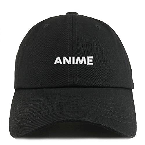 Trendy Apparel Shop Anime Solid Adjustable Unstructured Dad Hat