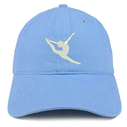 Trendy Apparel Shop Gymnast Embroidered Soft Crown 100% Brushed Cotton Cap