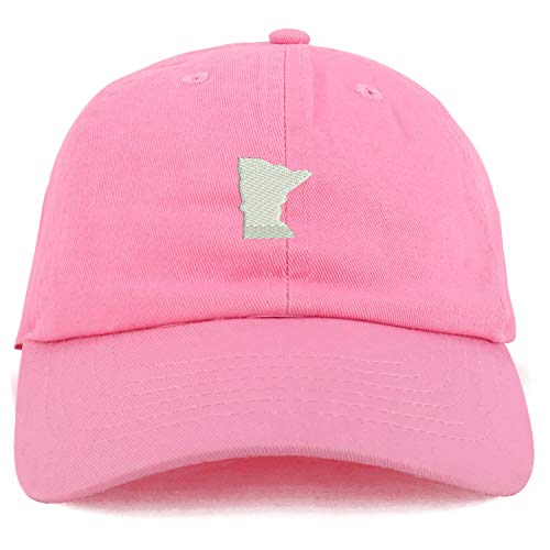 Trendy Apparel Shop Youth Minnesota State Adjustable Soft Crown Baseball Cap