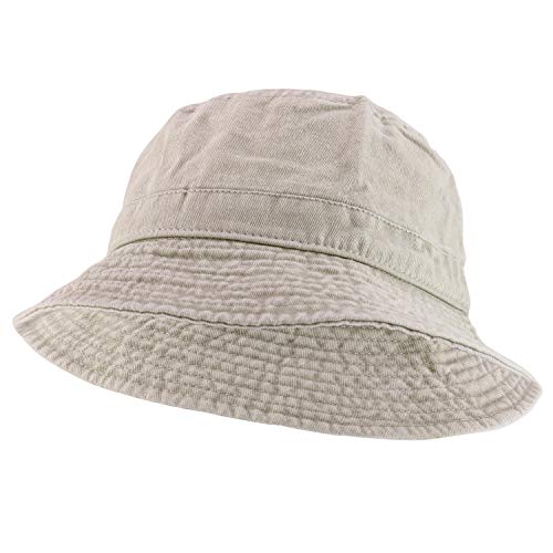 Trendy Apparel Shop 100% Cotton Pigment Dyed Washed Bucket Hat
