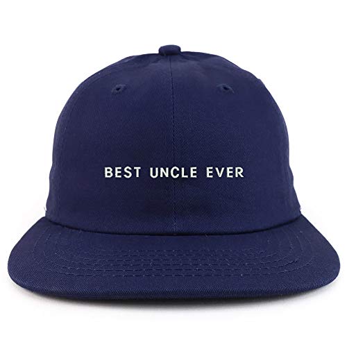 Trendy Apparel Shop Best Uncle Ever Embroidered Low Profile Snapback Cap