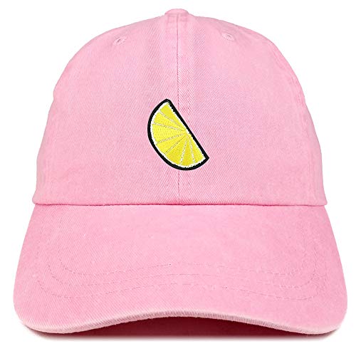 Trendy Apparel Shop Lemon Patch Pigment Dyed Washed Baseball Cap
