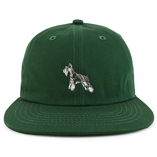 Trendy Apparel Shop Miniature Schnauzer Dog Low Profile Cotton Snapback Cap