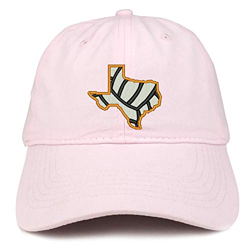 Trendy Apparel Shop Texas Volleyball Embroidered Brushed Cotton Cap