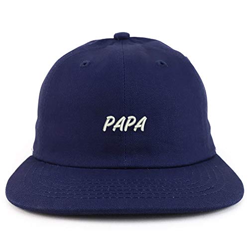 Trendy Apparel Shop PAPA Embroidered Embroidered Low Profile Snapback Cap