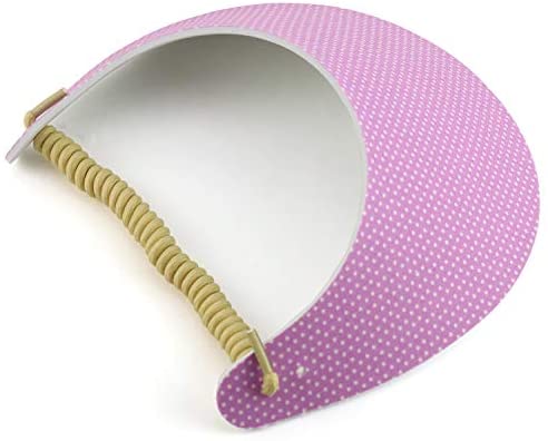 Trendy Apparel Shop Made in USA Patterned Style #2 Elastic String Coil Foam Sun Visors