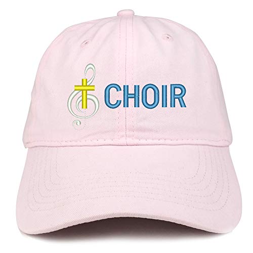 Trendy Apparel Shop Choir Embroidered Soft Crown 100% Brushed Cotton Cap