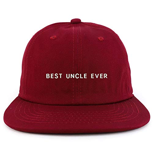 Trendy Apparel Shop Best Uncle Ever Embroidered Low Profile Snapback Cap