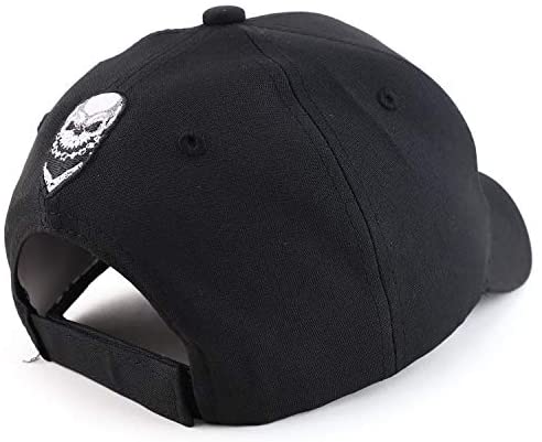 Trendy Apparel Shop Skull Bandana Embroidered Structured Baseball Cap