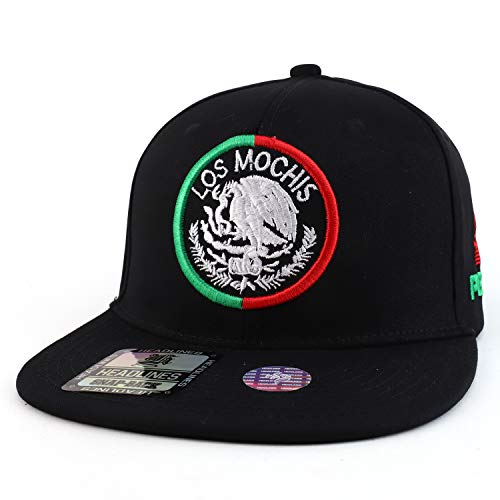 Trendy Apparel Shop Cities of Mexico Embroidered Flatbill Snapback Baseball Cap