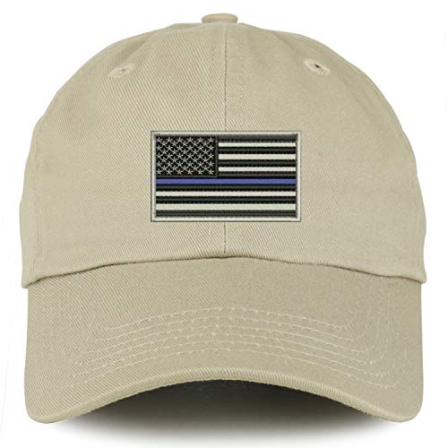 Trendy Apparel Shop Youth USA TBL Flag Unstructured Cotton Baseball Cap