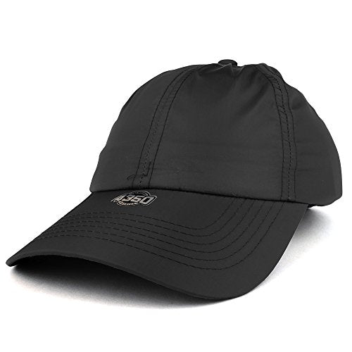 Trendy Apparel Shop Lightweight Unisex Plain Nylon Unstructured Adjustable Baseball Cap